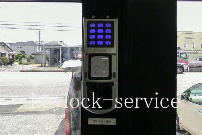 長浜市、デジタルロック(パスワードロック)交換作業。